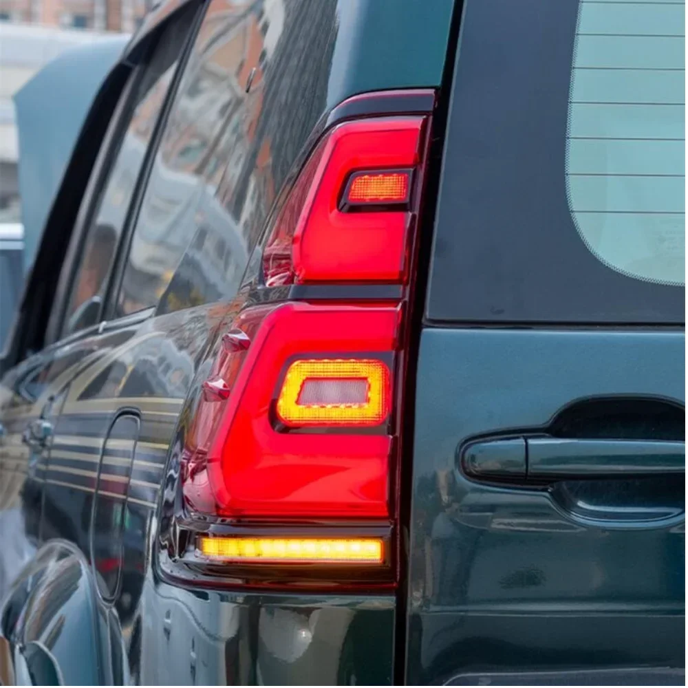 الذيل ضوء الجمعية لتويوتا لاند كروزر برادو 2003-09 الضوء الخلفي مصباح مكبح خلفي عكس الضوء بدوره إشارة