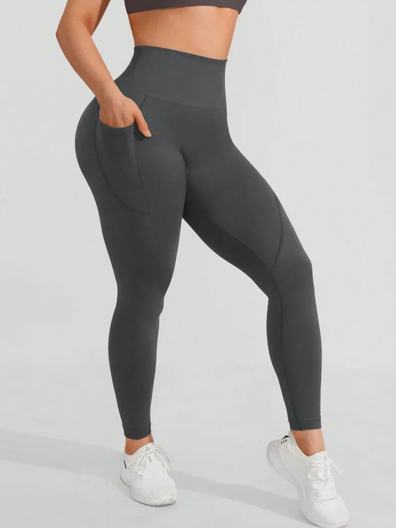 Leggings scrunch sexy Collant push up Donna Indietro Palestra Sport Donna Fitness Legging Butt Lift Pantaloni yoga