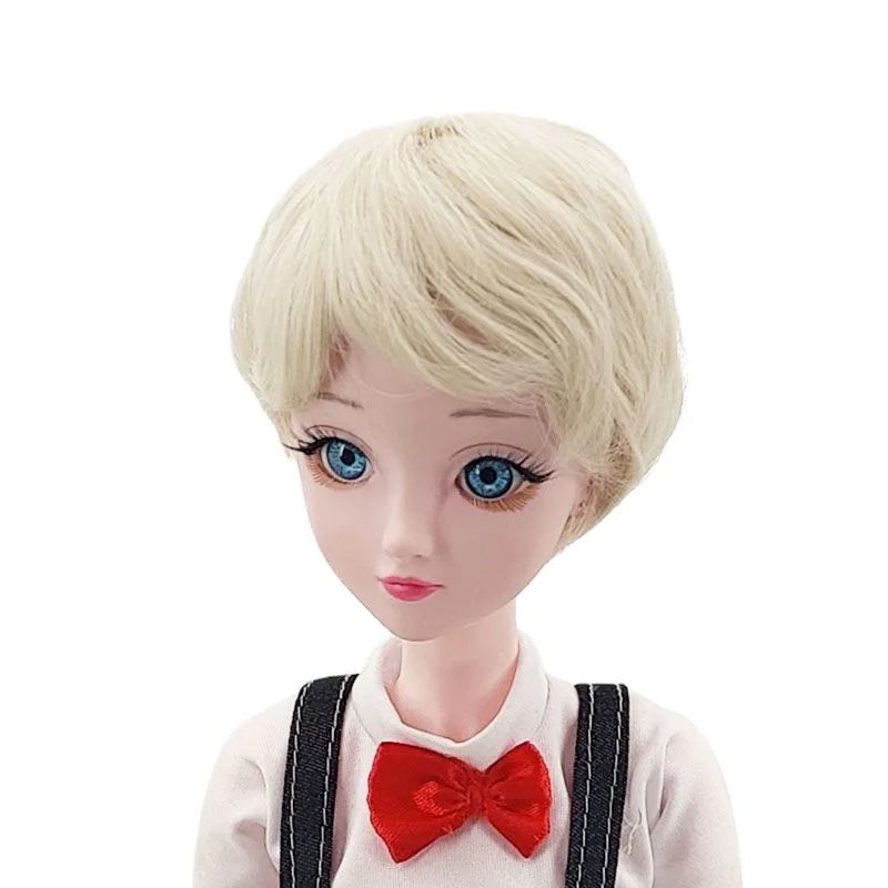 BJD Doll Wig High-temperature Silk Short Hair Can Be Trimmed