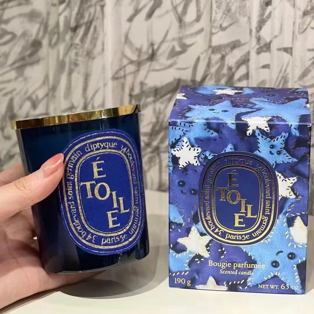 Diptyqueing Christmas Tree Romantic Candles Scented Fragrance Carousel Scented Candle Lid Perfume Aroma Home Decor Luxury Gift view 6