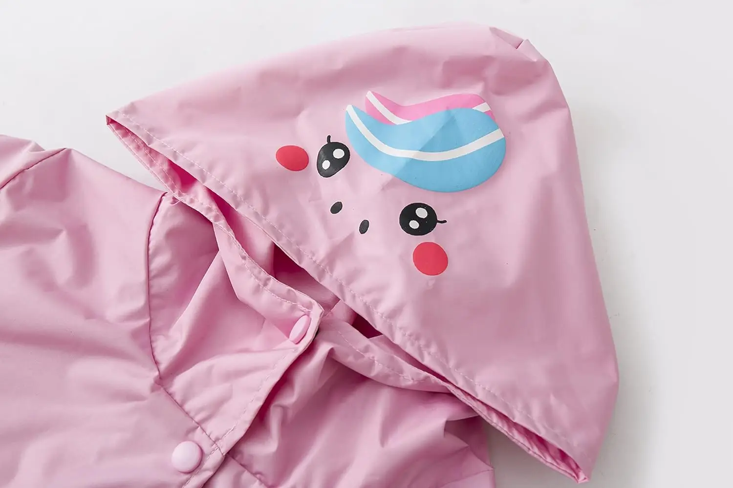 Herbst Winter Einhorn Druck Wasserdichte Kapuze Jacke + Hosen Anzüge Kinder Mädchen Jungen 2 stücke Casual Outdoor Regenmantel Sets Für kinder – Detail 18