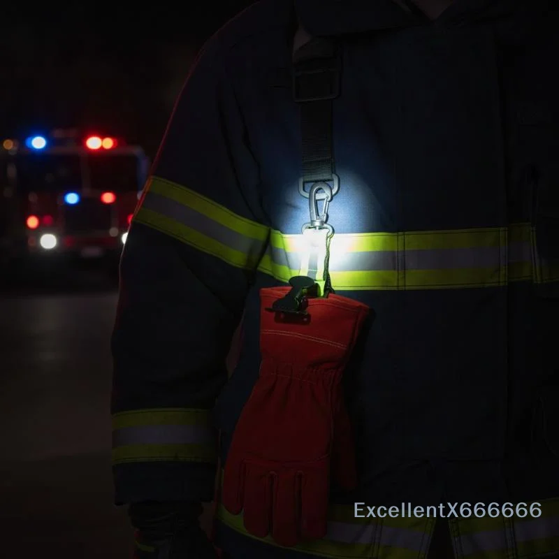 Firefighter Glove Strap Wear Resistant 1Pcs Green Grey Labor Work Glove Keeper Clamp for Site Work Fire Rescue Use
