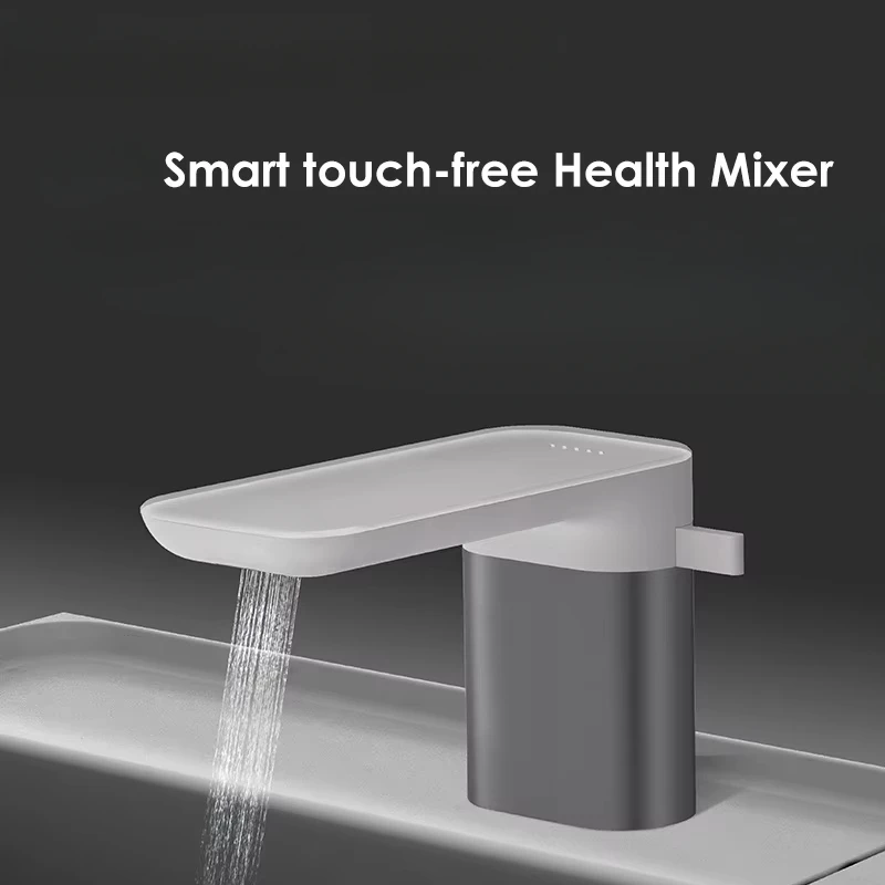 Smart Touchless Sensor Basin Faucets Mixer Electronic Auto  Time Delay Touch-free Bathroom Taps