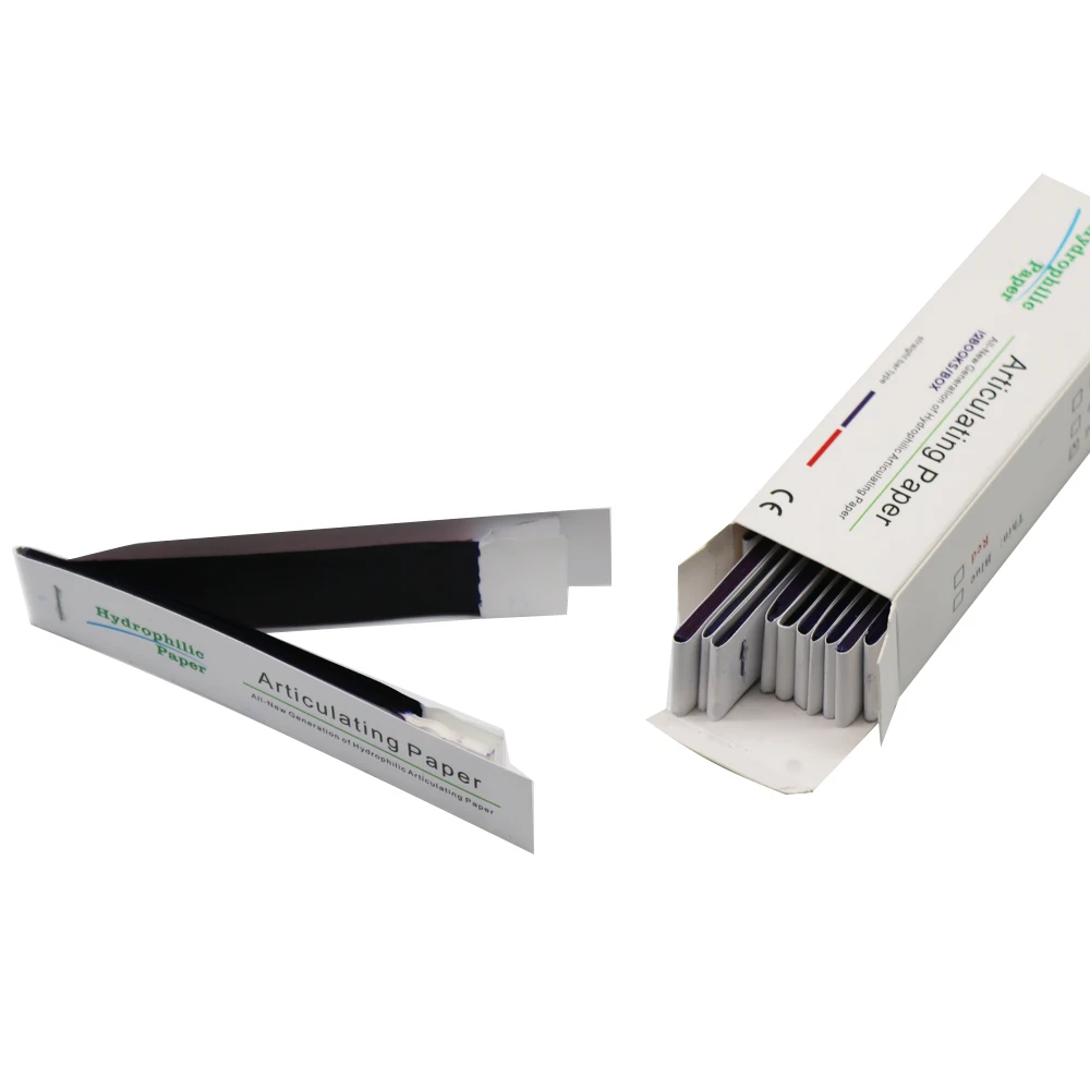 DZK Dental Articulating Paper Dentist Lab Products Double-sided Bite Strips Oral Teeth Care Whitening Material Tool