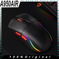 Dareu A950AIR Esports Mouse Wireless Tri-mode Lightweight P3395 Low Delay ABS  RGB Long-endurance 500mAh Custom PC Gaming Mice