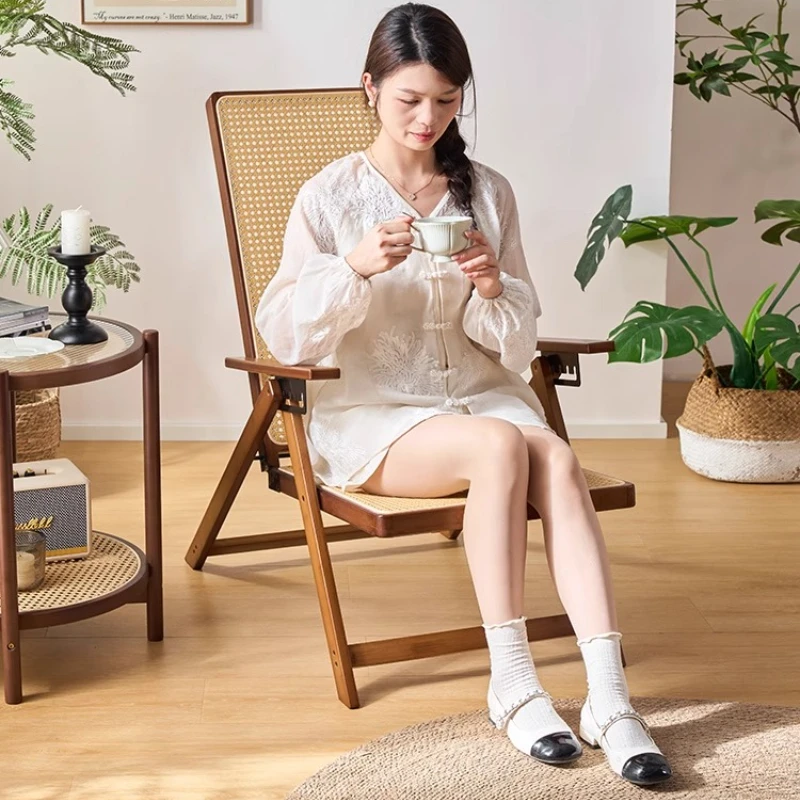 Chaise de jardin en plastique pliable Portable Camping léger dossier inclinable en plein air touristique plage accessoires sillas plissables