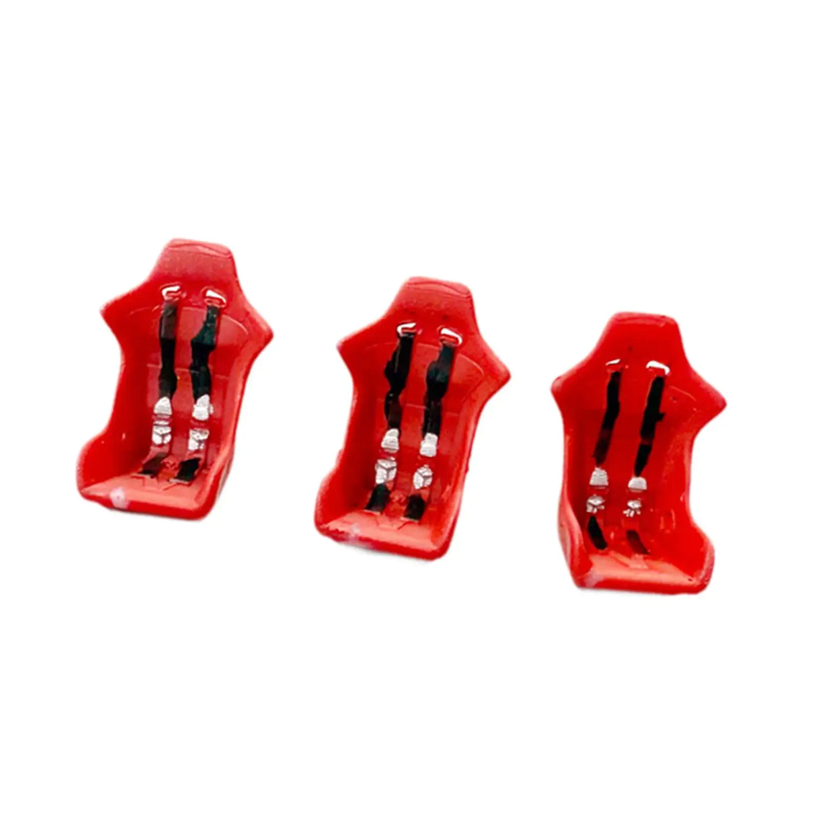 Miniature Garage Car Seat Model Plastic Random Color 1 64 Scale Car Garage Accessory for Collector’s Setup