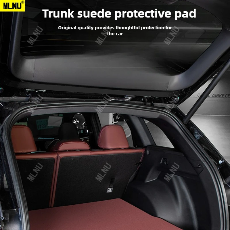 Trunk Mat For Geely Monjaro and Renault Grand Koleos Accessories 2025/2024 Premium Suede Fabric Velcro Fixing 2021-2023