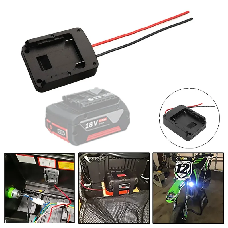 

Electronic Cable Output Modifications DIY Cable Output Adapter for Bosch 14.4V/20V Li-ion Batteries for Remote-controlled Cars