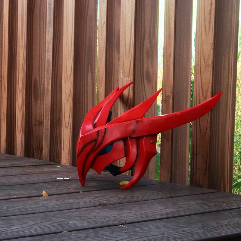 Personaggi anime vestire maschera per adulti Gioco di Halloween Cosplay 2d Dress Up Prom Maschera in resina