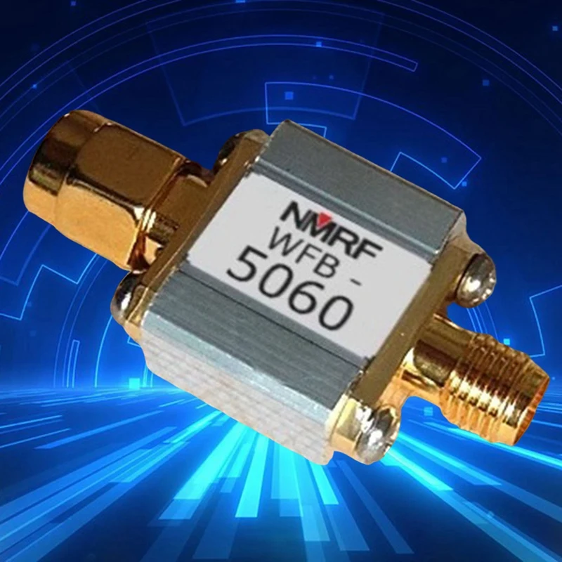 NMRF 5.8G 5000-6000Mhz متعدد الوظائف مرشح ممر الموجة واسع النطاق UWB نظام لاسلكي متخصص بواجهة SMA