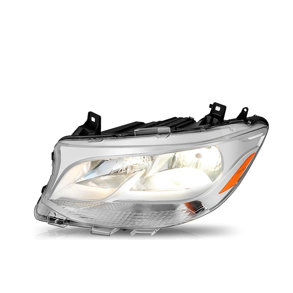 Halogen Headlight Assembly For Benz Sprinter W907 2019-2024 Projector Flashing Turn Light Plug and Play