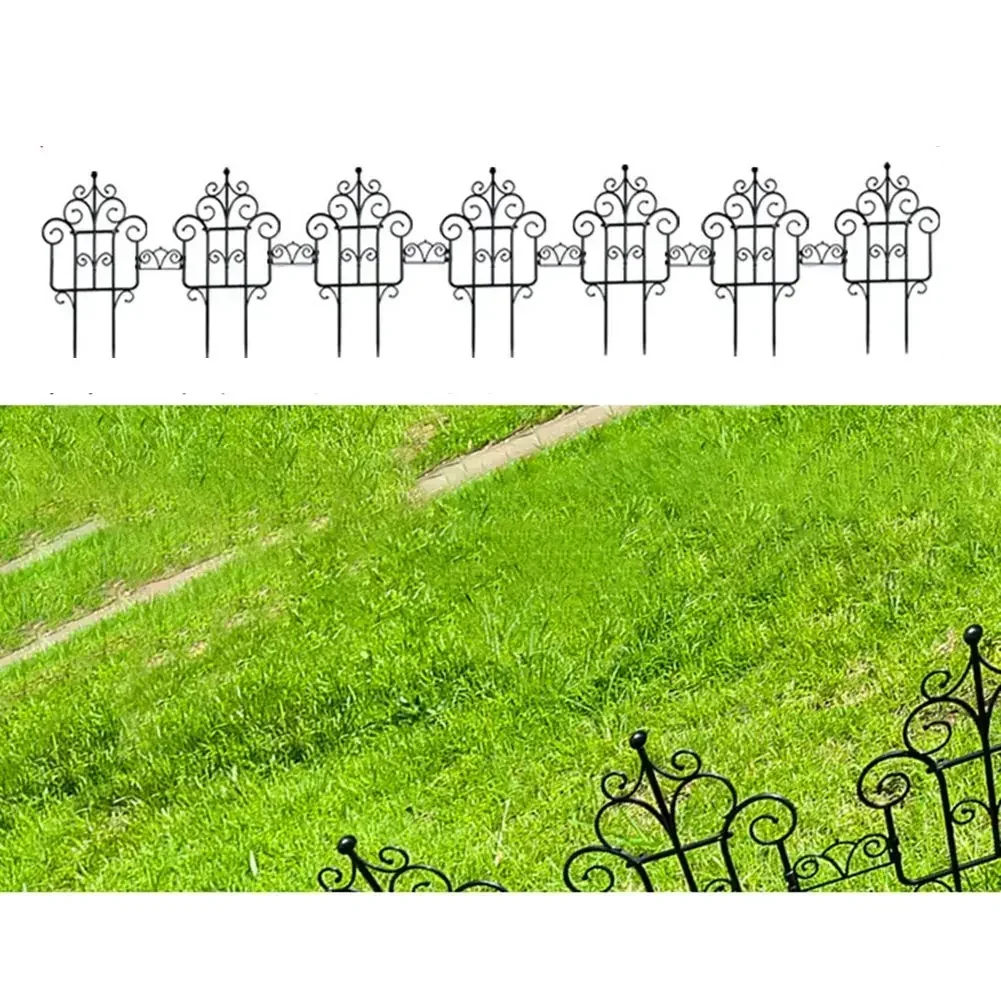 5/10pcs Decorative Garden Fence Easy Installation For Creating Boundaries And Eco-friendly Landscape Fencing Trellis Gates