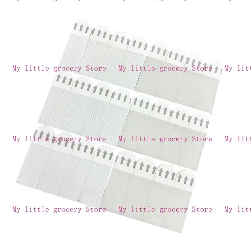 D5BD 12PCS大きな写真ハンギングストリップヘビーデューティウォールハンギングストリップ自己接着額額枠固定ストリップ