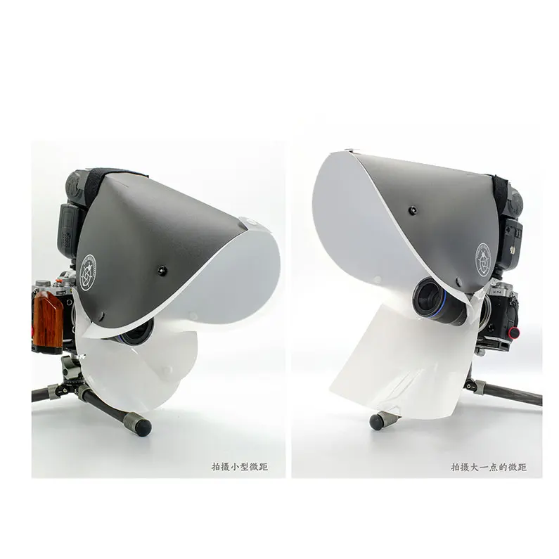 غطاء حافر مقاس عالمي، ناشر فلاش سوفت بوكس، عاكس سبيدلايت، ملحقات كاميرا سنوت لتصوير عدسة ماكرو