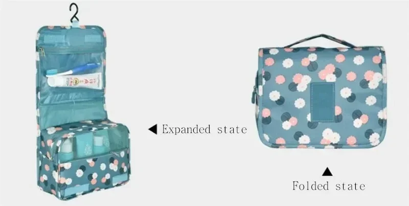 Multifunktionaler Reisehaken, Kosmetiktasche, wasserdichte Aufbewahrungstasche für Toilettenartikel, Beauty-Organizer, Damen-Badezimmer-Aufbewahrungstasche – Detail 4