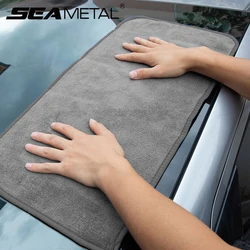 SEAMETAL Microfiber Car Wash Towel Thicken Auto Cleaning Drying Cloth Hemming Car Care Rags Wash Towels for Car Detailing Tools