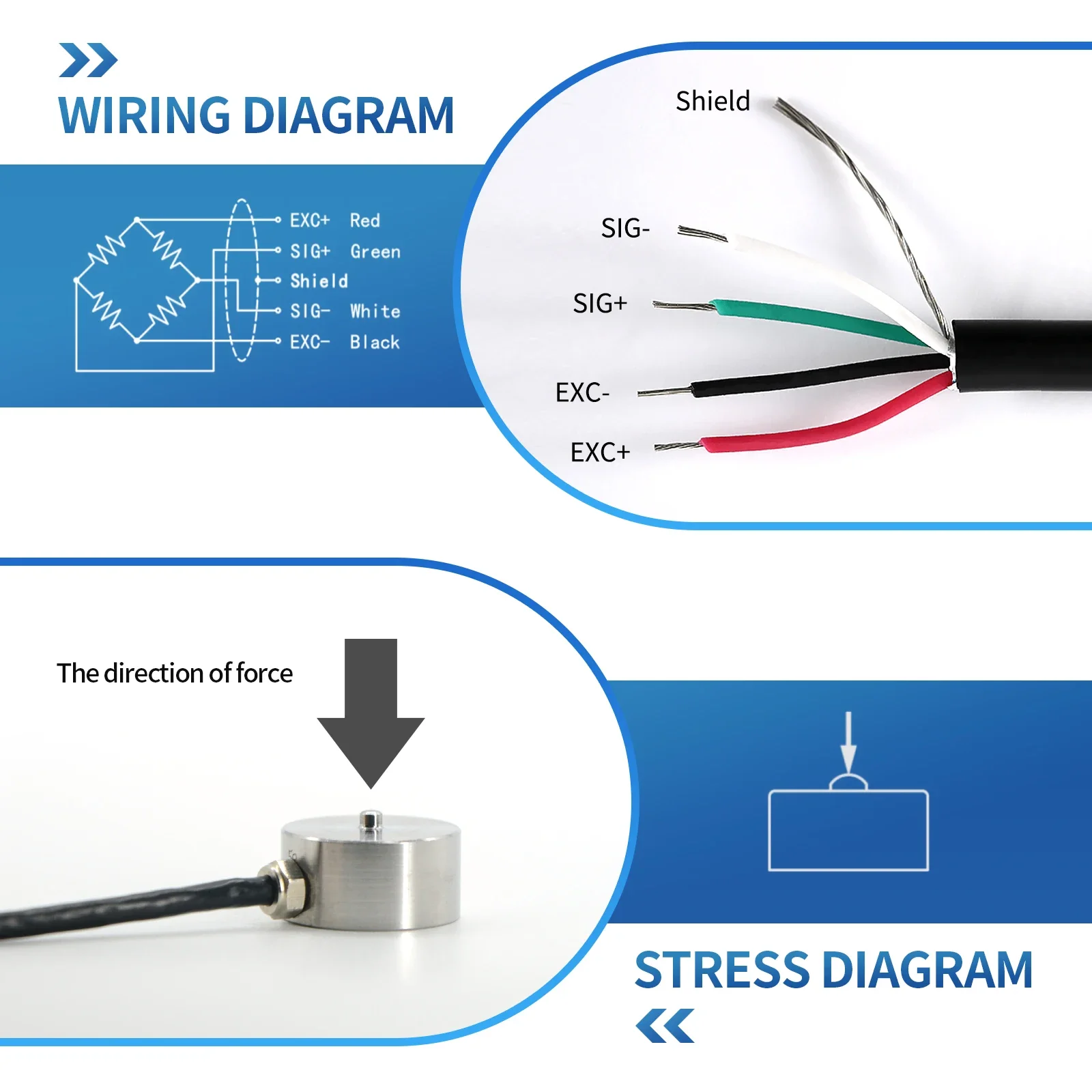 Micro Load Cell 5Kg 10Kg 20Kg 30Kg 50Kg 100Kg 200Kg 300Kg 500Kg Small Button Compression Force Sensor Adapts HX711
