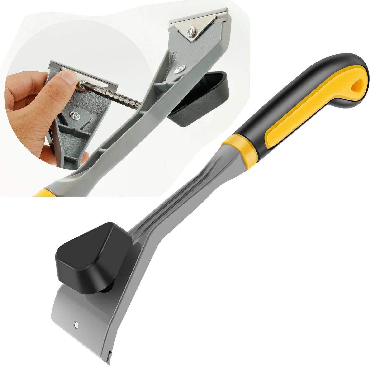 

Carbide Scraper Premium Ergonomic Scraper Tool Paint Remover Scraper for Removing Varnish, Paint, Glue, Resin, Dry Glaze, Stains