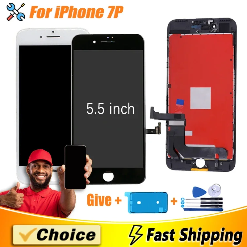 

AAAA Grade For iPhone 7 Plus LCD Perfect 3D Touch Screen Digitizer Assembly For iPhone 7 P Display Screen Repair Replacement