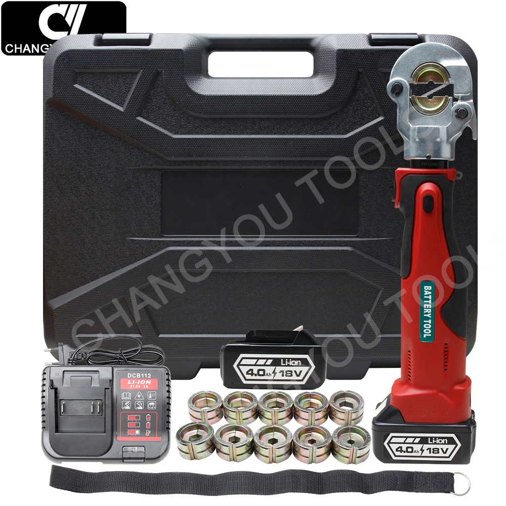 

ES-300 6T 300mm2 Electric Battery Powered Cable Hydraulic Crimping Tool