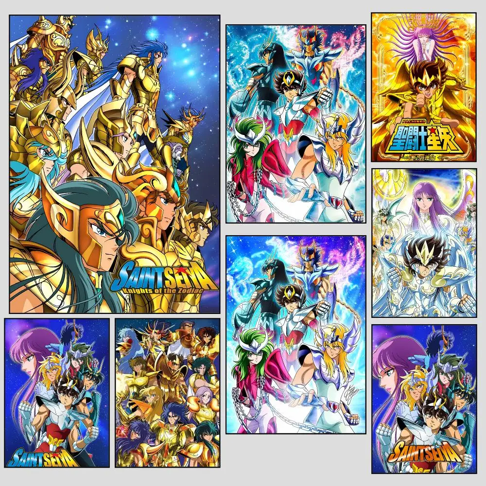Celestial Heroic Anime S-Saint Seiya Poster For Bedroom Living Room Home Decor Festival Gift Birthday Present