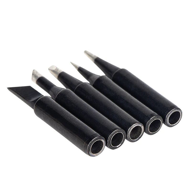 JCD Soldering Iron Head Pure Copper 5 pieces/set 900M-T Lead-free Soldering Internal Heating Electric Soldering Iron Head