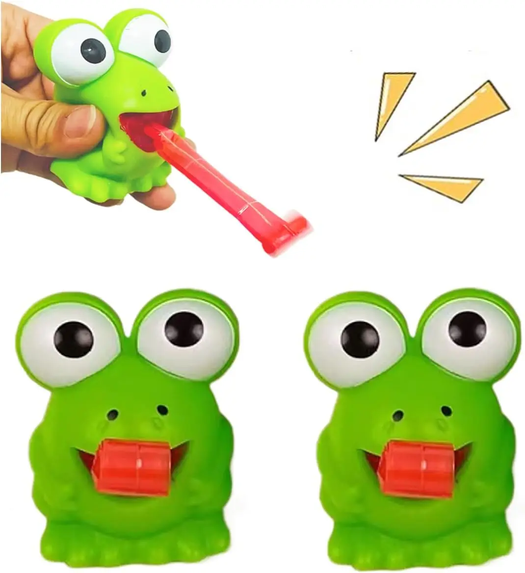 Pizzico rana dinosauro attaccare la lingua fuori giocattoli divertenti sensoriali antistress giocattoli agitati giocattoli per gatti regali di compleanno per bambini bambini