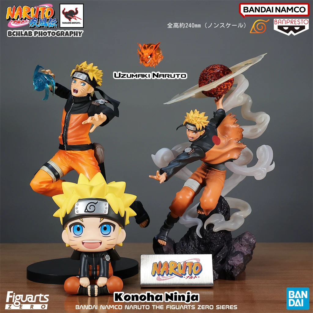 

Bandai Figuarts ZERO Наруто Узумаки Sage Art Lava Style Rasenshuriken Фигурка Официальная аниме-статуя с деталями эффектов
