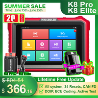 2025 Newest KINGBOLEN K8 PRO K8 Elite Car diagnostic Tool Online ECU Coding 34 Reset Bi-directional Auto Scanner Lifetime free
