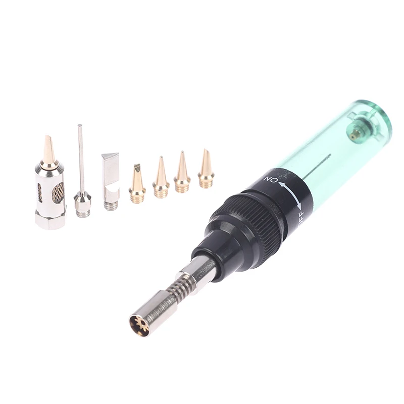 1300 Celsius Butane 4 In 1 Portable Soldering Iron Set Welding Pen Burner Blow Torch Gas Soldering Iron Cordless Butane Tip Tool