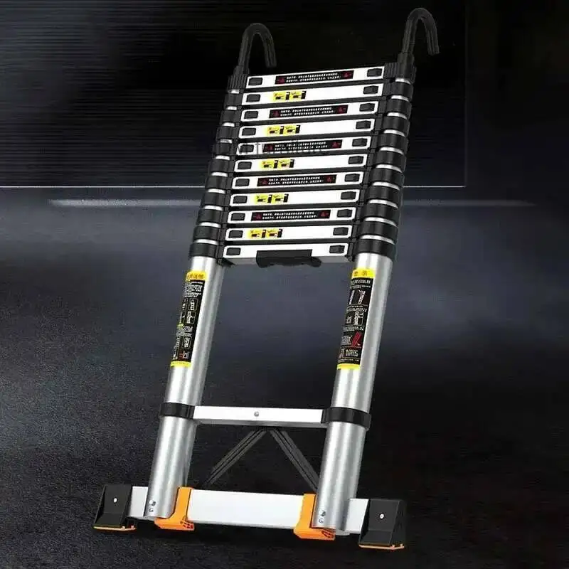 Ladders Multi-purpose Industrial Herringbone Step Stable Telescopic Aluminum Ladders Folding Ladders Engineering Lifting Stairs
