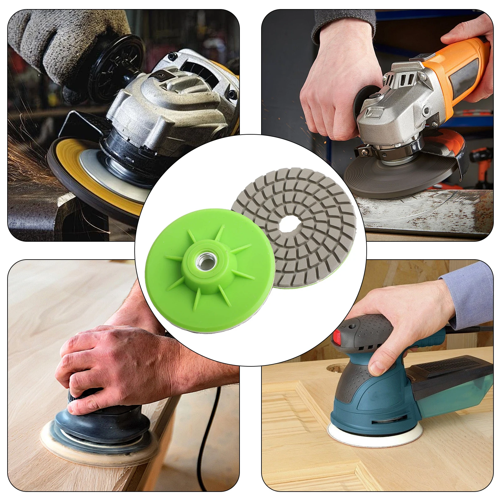 

Electric Drill Wet Dry Polishing 3inch Grinding Polishing Pad Precision Polishing Adaptable Grinding Compact Design