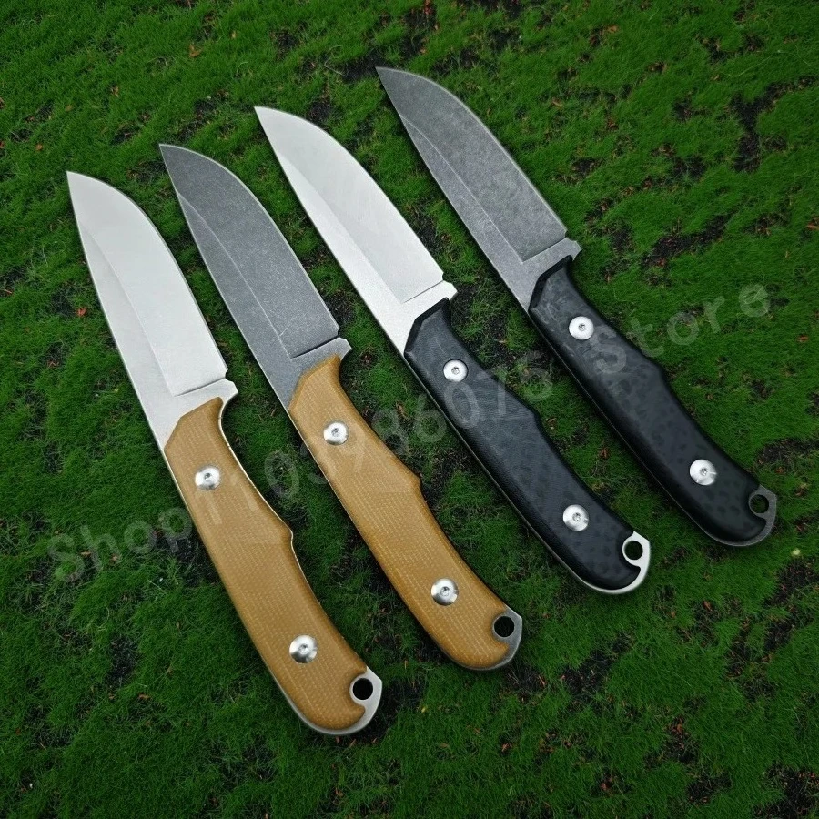 

Высококачественный прямой нож D2 Стальное лезвие G10 Ручка Портативный нож для скалолазания Открытый кемпинг Скалолазание Экспедиционный нож