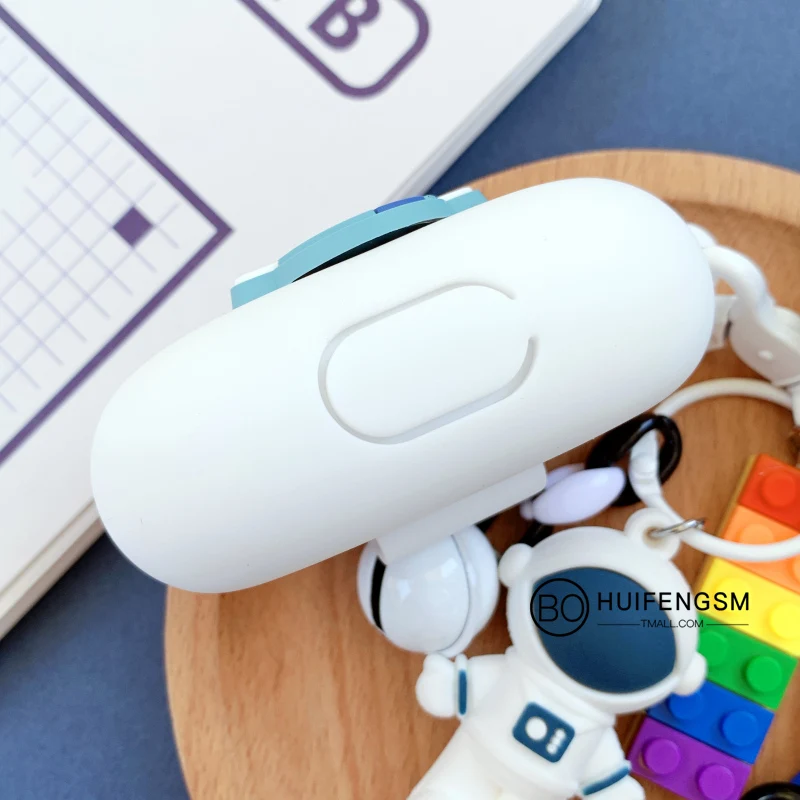 LLavero de astronauta de dibujos animados, estuche para auriculares Beats Studio Buds, Bluetooth inalámbrico, funda a prueba de golpes, caja de carga para auriculares
