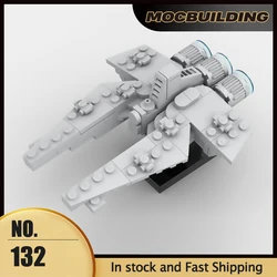 MOC Space Movie Series 1:1455 Imperial Customs Warship Model Building Blocks DIY Assembly Bricks Creative Toys Xmas Gifts