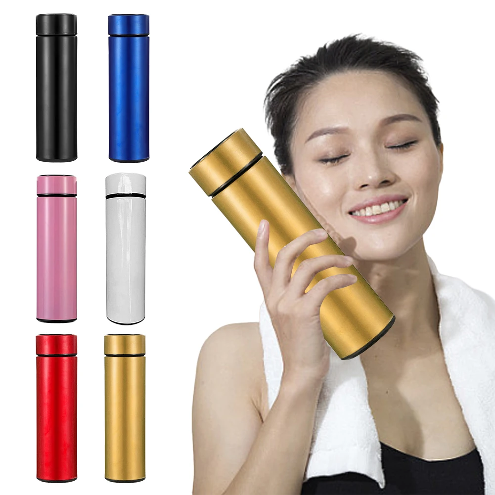 500ML LED Bottle Temperature Display 304 Stainless Steel Vacuum Insulated Intelligent Coffee Cup Intelligent Cup