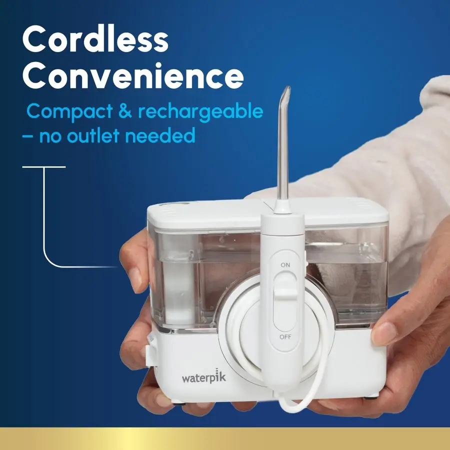 ION Professional Water Flosser, Rechargeable and Portable for Teeth, Gums, Braces, 10 Settings, 7 Flossing Tips For Multiple Use