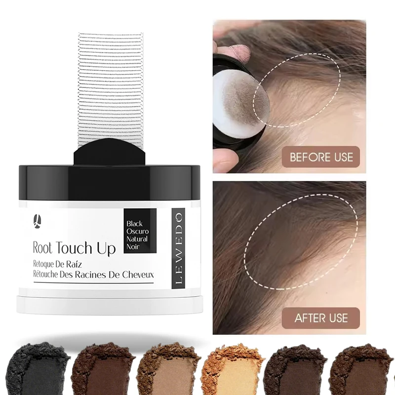 

Пудра для теней для линии роста волос, прикрытие корней, мгновенное скрытие линии роста волос и корней волос, водостойкая пудра для линии роста волос, консилер для волос, покрытие