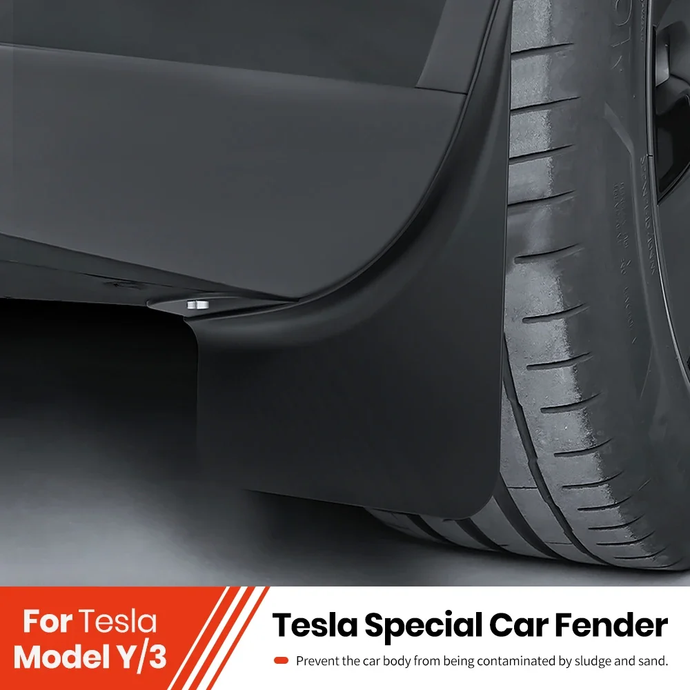 

For Tesla Model Y Model 3 Special Mudguards 2021-2023 Tesla Mudflaps No Need to Drill Holes Fender Protector Car Accessories