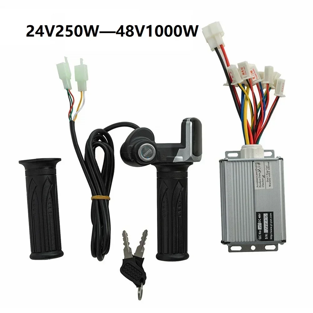 

1x электрический велосипед 24-48 В 250 Вт-1000 Вт матовый контроллер набор ручек дроссельной заслонки для скутера EBike мотор 1 пара поворотный руль дроссельной заслонки