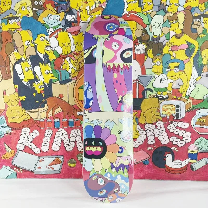 TM/KK Skateboard Deck Modern Art. Pendant Decoration More  Collect Art. Fashion Brand. International epidemic Japan Style