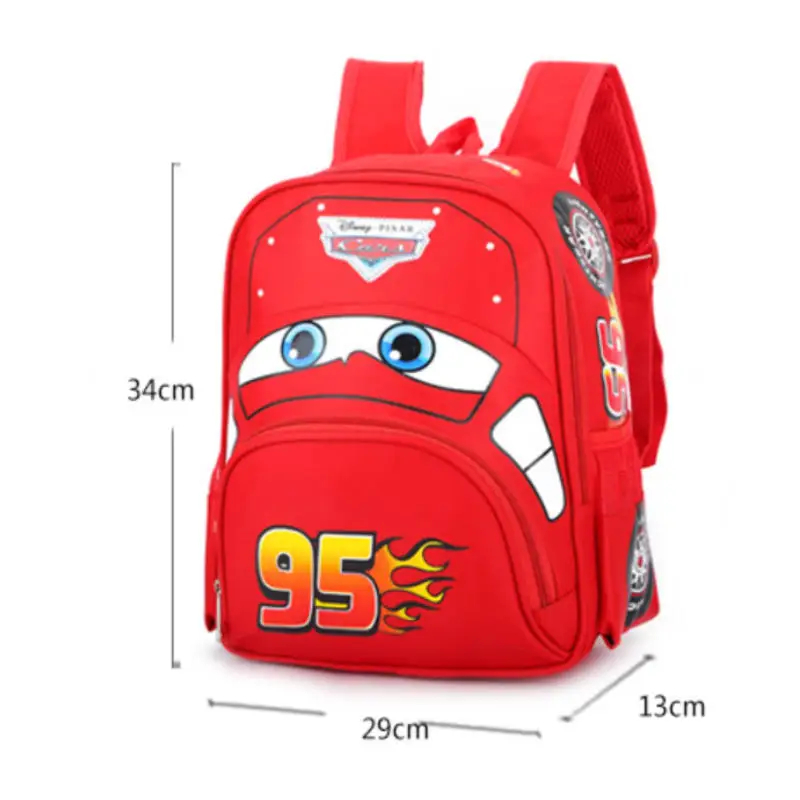 New Cars Action Figure Kindergarten Schoolbag Lightning McQueen Anime Figures Children\'s Shoulder Bag Kids Toys Holiday Gifts