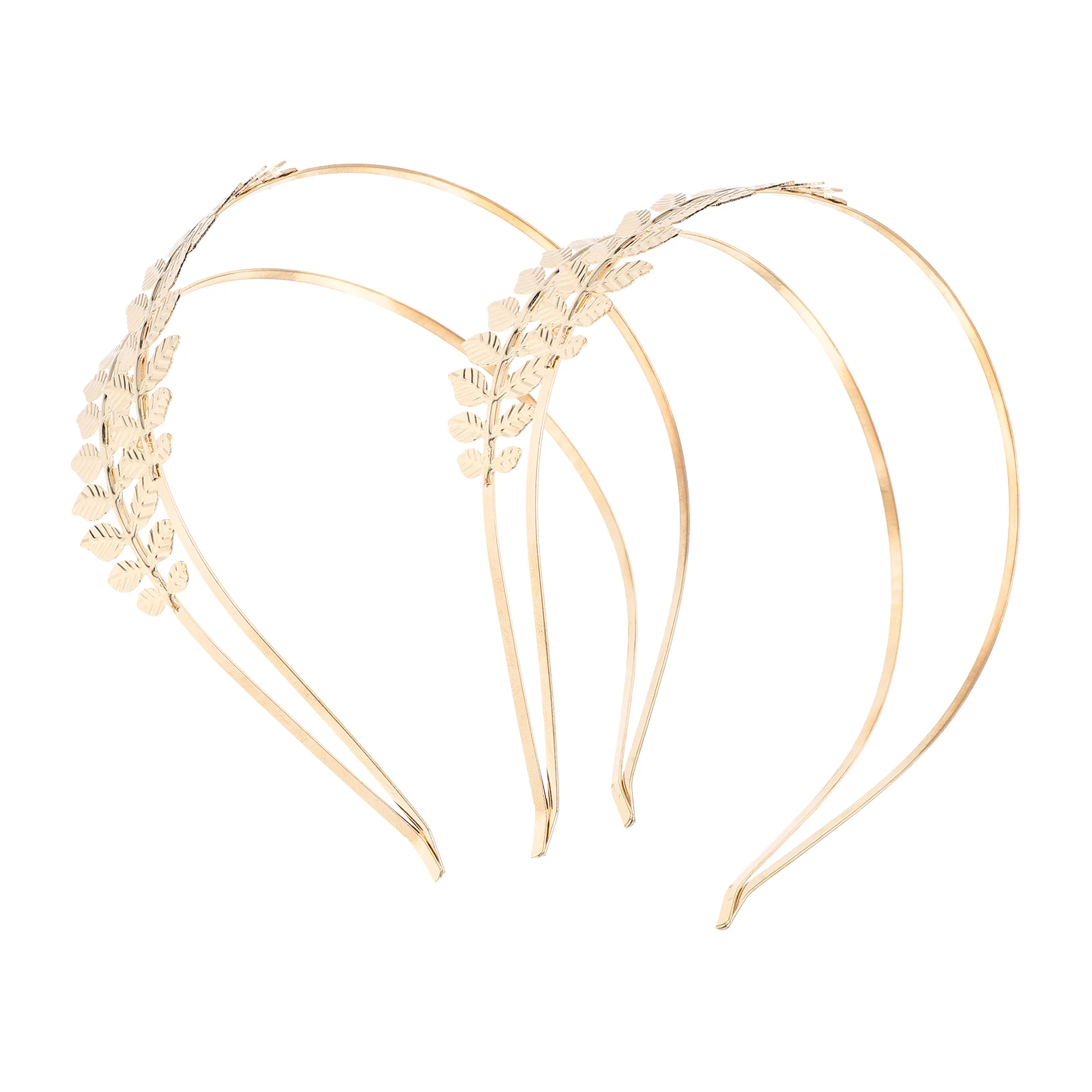 

2pcs Leaf Women Headdress Women Headdress Bridal Girl Head Decor Accessories H made Wedding Party Hair Tools Stylish
