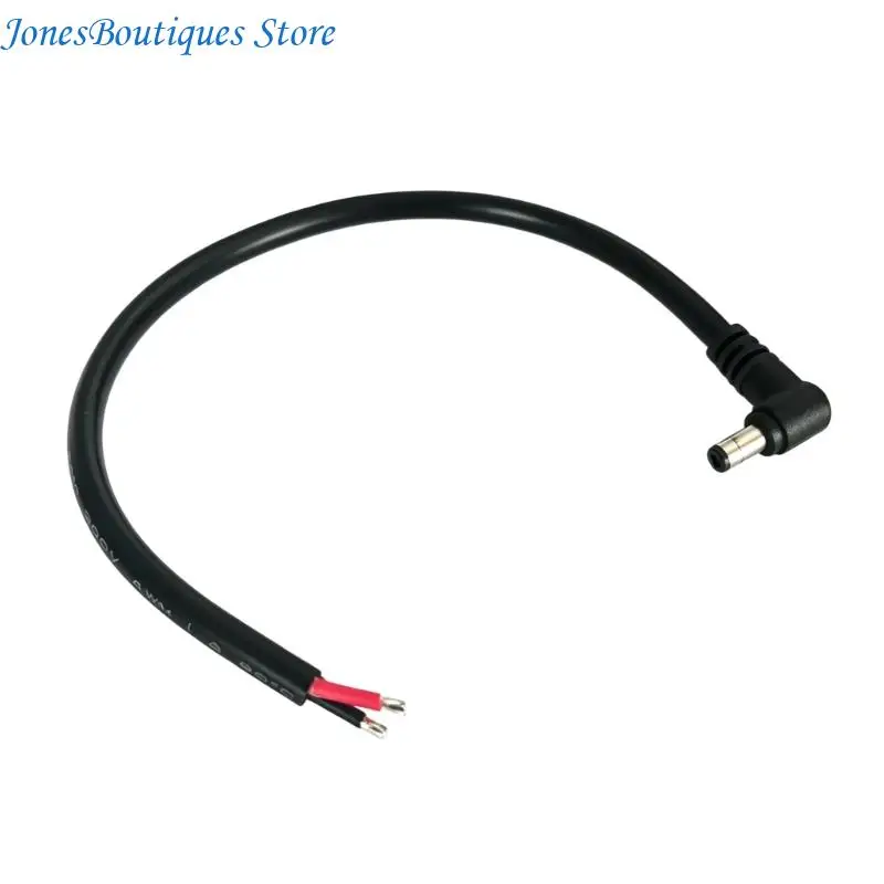 DC5.5X2.5Mm/DC5.5X2.1Mm Male Plugs Pigtail with Pre-Stripped Red and Black Wire W8KE