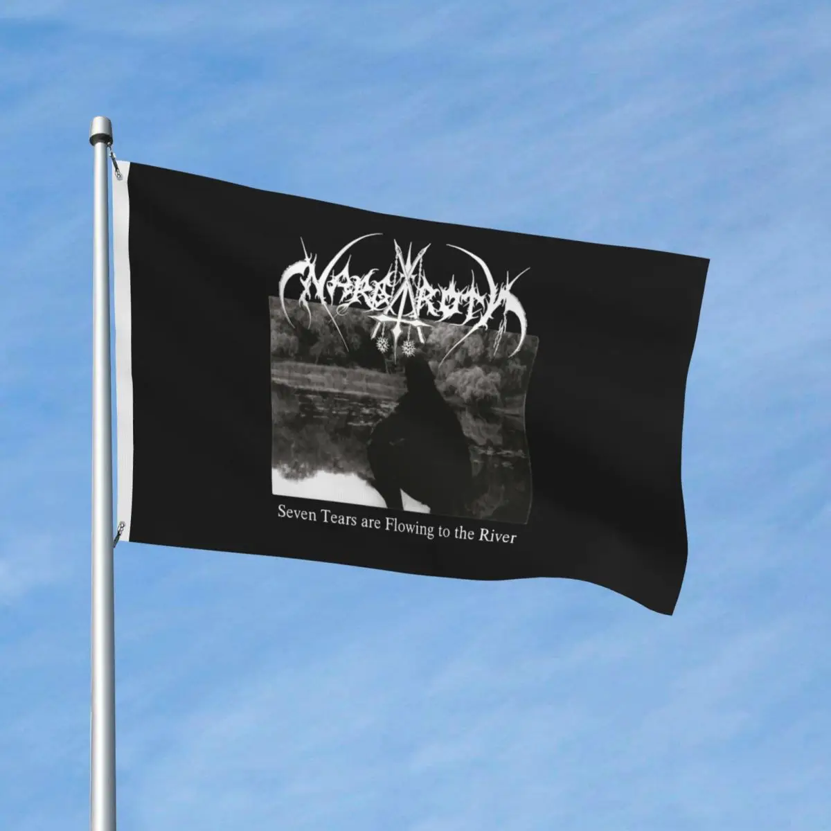 Burzum Death Metal Flag Vivid Color Outdoor Banner Music All Weather Home Room Dorm Wall Decor 90x150cm