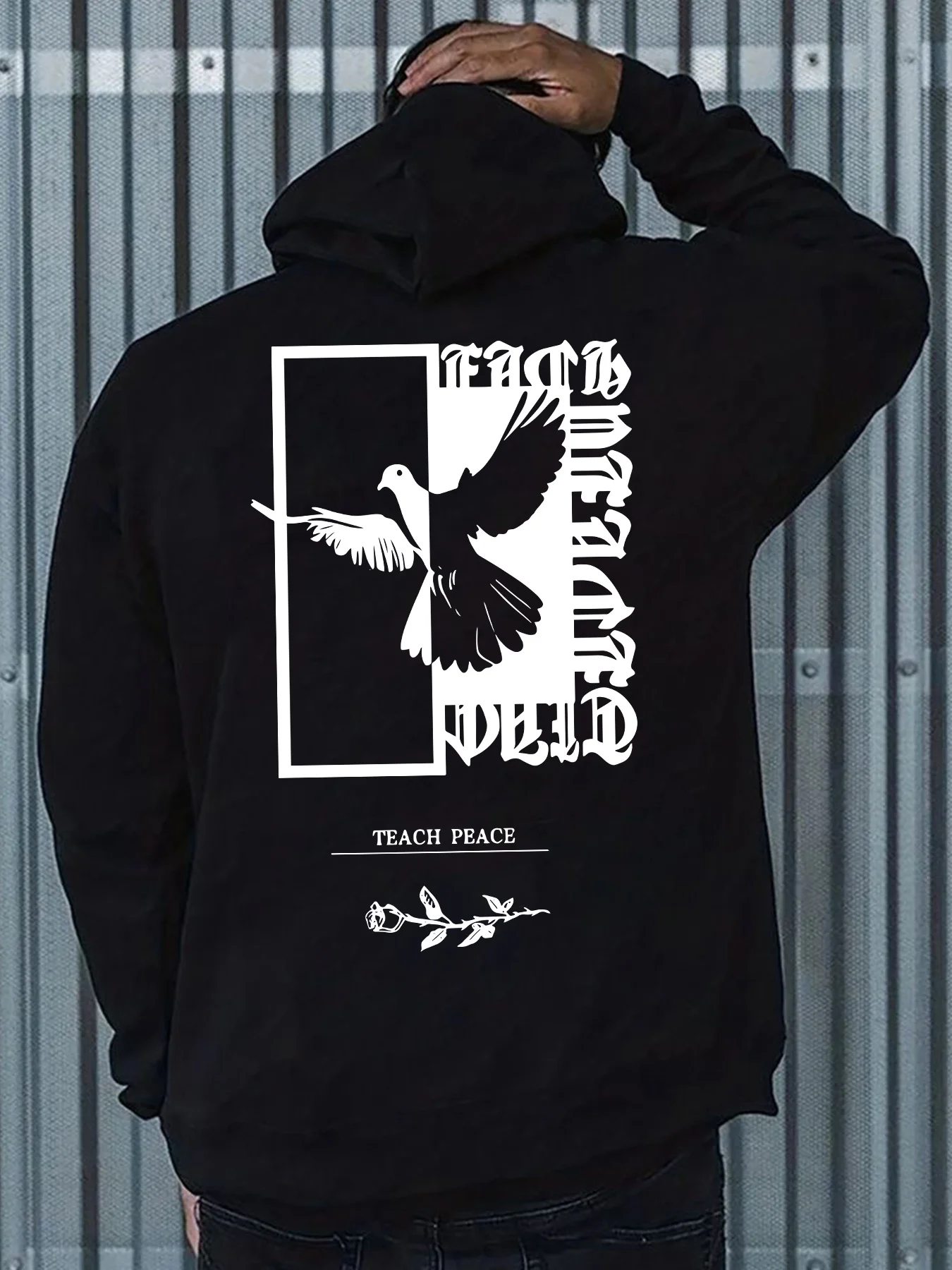 

Осенние и зимние хлопковые мужские и женские толстовки с графическим принтом голуби, повседневные уличные спортивные свободные брендовые тренировочные толстовки