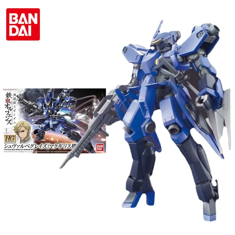 

Bandai Gundam Model Kit Anime Figure HG IBO 1/144 GRAZE Genuine Gunpla Model Ornaments Anime Action Figure Toys for Children