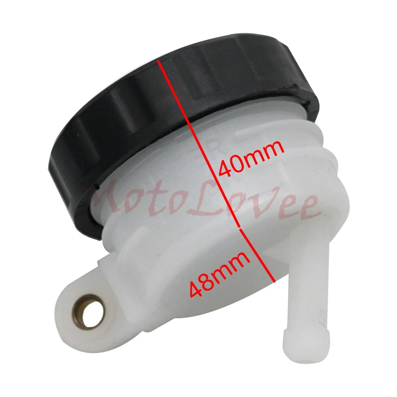 MotoLovee Refit Motorcycle Foot Rear Brake Master Cylinder Tank Oil Cup Fluid Bottle Reservoir