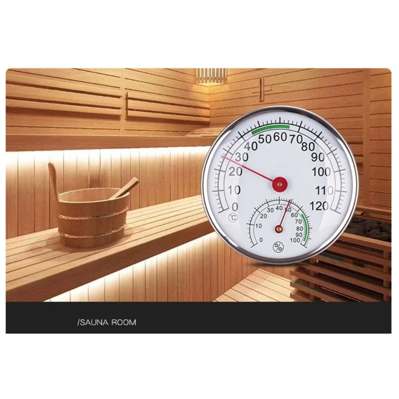 Home Thermometer Sauna Room Hygrometer Measure Tool Digital Temperature Humidity Meter Used in Bathroom Sweat Dropship